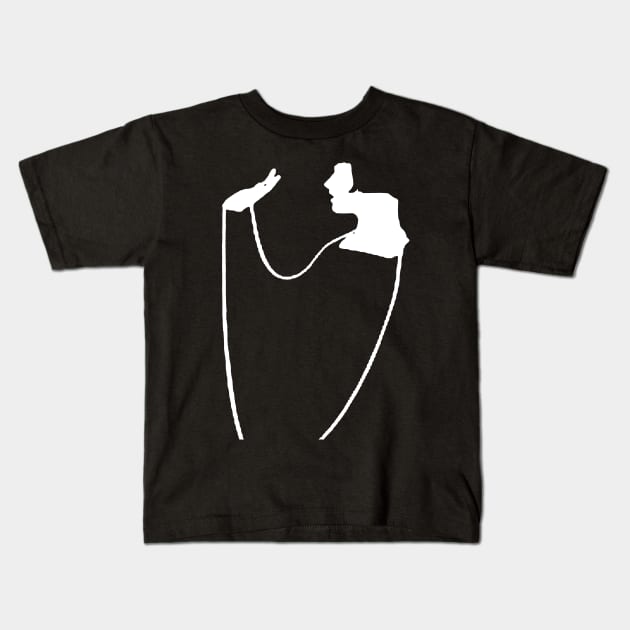 Roaring Twenties Rope Necklace Art Deco Flapper Silhouette Kids T-Shirt by taiche